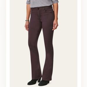 #65 Wit & Wisdom / Democracy Malbec(plum) Itty Bitty Boot, High Rise Pant